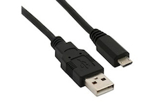 Solight SSC1301E USB kabel, USB 2.0 A konektor - USB B micro konektor, sáček, 1m