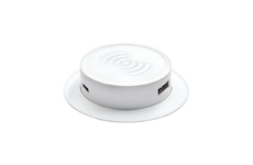 Solight USB A+C 20W PD+  Wireless 15W výsuvná nabíječka, bílá