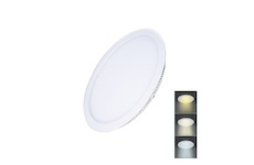 Solight WD140 LED mini panel CCT, podhledový, 12W, 900lm, 3000K, 4000K, 6000K, kulatý