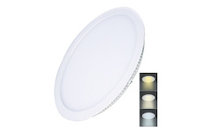 Solight WD144 LED mini panel CCT, podhledový, 24W, 1800lm, 3000K, 4000K, 6000K, kulatý