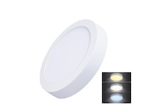 Solight WD172 LED mini panel CCT, přisazený, 18W, 1530lm, 3000K, 4000K, 6000K, kulatý