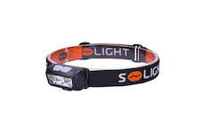 Solight WN40 LED čelová nabíjecí svítilna, 150 + 100lm, bílé a červené světlo, Li-Ion