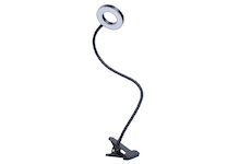 Solight WO66-B LED stmívatelná stolní lampička s klipem, 300lm, nastavitelná teplota světla, USB