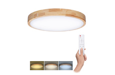 Solight WO8009 LED osvětlení s dálkovým ovladačem Solid Oak, 48W, 3360lm, 39cm, změna chromatičnosti, stmívatelné