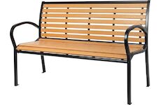 ST Leisure Equipment 802031 Lavička zahradní KIMBRA, 120x41x82 cm, ocel/plast