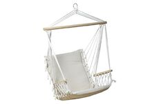 ST Leisure Equipment 802161 Křeslo CRAIG, houpací, zahradní, přírodní, bavlna, Max. 150 kg, 100x50 cm
