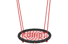 ST Leisure Equipment 802178 Houpačka LEQ ARACHNE, dětská, zahradní, kulatá, houpací kruh, 95 cm, čáp hnízdo
