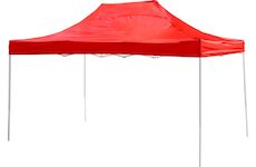 ST Leisure Equipment 802225 Stan FESTIVAL 30, 3x3 m, červený, profi, plachta UV odolná, bez stěny