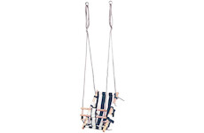 ST Leisure Equipment 802399 Houpačka LEQ FUMIKO, 36x24x45 cm, dětská, tkanina/dřevo, modrá