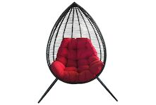 ST Leisure Equipment 802424 Křeslo CANOONA , max. 1 120 kg, černo-červené, stojící