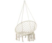 ST Leisure Equipment 802546 Křeslo LOGAN, max. 1 100 kg, zahradní, houpací, béžová síť
