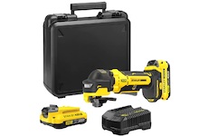 Stanley SFMCE510D2K-QW FATMAX V20 Aku bezuhlíková oscilační bruska, 2 x 2.0 Ah 18 V