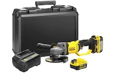 Stanley SFMCG400M2K-QW FATMAX V20 Aku úhlová bruska, 2 x 4.0 Ah 18 V