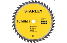 Stanley STA13145-XJ Pilový kotouč TCT/HM pro příčné řezy O 190 x 16 mm, 40 zubů  STA13145