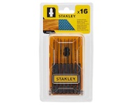 Stanley STA28160-XJ 16dílná sada pilových listů HCS-HSS do dřeva (jemné, hrubé řezy) a kovu, uchycení 