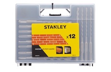 Stanley STA56119-QZ Vrtáky do betonu SDS+ - sada 3 x O 6 mm, 3 x O 8 mm, 3 x O 10 mm, 2 x O 12 mm, 1 x O 14 mm x 160 mm