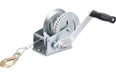 Strend Pro 112119 HW-100-400, ráčnový naviják, ruční, ocelové lano L-8 m/4,5 mm, max. 400 kg