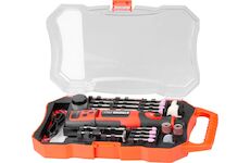 Strend Pro 114607 Bruska , mini, přímá, vrtání a broušení, 8 V, 1500 mAh, s příslušenstvím