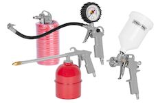 Strend Pro 115460 Kompresorová sada Airtool W-2005A1, 5 dílů, stříkání, foukání, nafukování