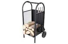 Strend Pro 2110244 Stojan Homefire LR802, na palivové dřevo + nářadí, 35x31x81 cm