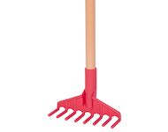Strend Pro 211735 Hrábě S406-5, dětské, na trávu, plastové, 165x820 mm