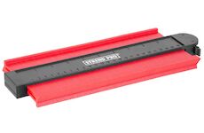 Strend Pro 212061 DG681 tvarová obrysová šablona, 250x130 mm, se zámkem vzoru a magnetem