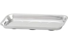Strend Pro 2121017 Miska , nádoba, na šrouby, magnetická, obdélníková, nerez, 160x360 mm