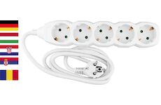 Strend Pro 2130007 Cable GERMAN socket DG-805B 1,50 m, 5 zásuvky, HU, RO, SRB, CRO
