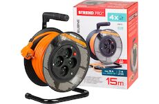Strend Pro 2130083 Kabel DG-FB04 prodluzovaci, L-15 m, na bubnu, prurez 1,5 mm2