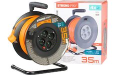 Strend Pro 213057 Prodlužovací kabel DG-FB04, L-35 m, na cívce, průřez 1,5 mm2