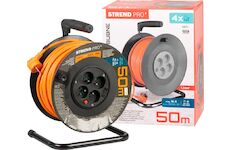 Strend Pro 213059 Prodlužovací kabel DG-FB04, L-50 m, na cívce, průřez 1,5 mm2
