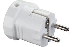 Strend Pro 215082A Vidlice do zásuvky , IP20, plast, bílá