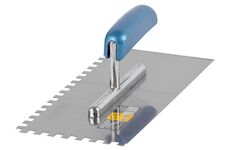 Strend Pro 2160201 Hladítko 0812.010CS BlueLine, dřevěná rukojeť, 280x130 mm, e10, WoodHand, ocelové