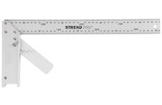 Strend Pro 2160451 Úhelník FSC-08 400 mm, Alu. s úhloměrem