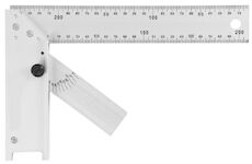 Strend Pro 2160673 Úhloměr DY-5030 - 250 mm, Alu, s úhloměrem