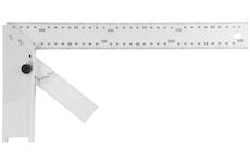 Strend Pro 2160674 Úhelník DY-5030 - 350 mm, Alu, s úhloměrem