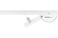 Strend Pro 2161396 Pravítko FSC-02, 550 mm, multifunkční, s úhloměrem, Alu
