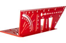 Strend Pro 2161462 Úhelník Premium, truhlářský, ALU pokosový, 150 mm, 30°-45°-60°-90°