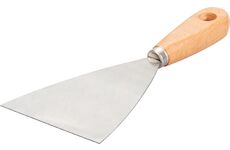 Strend Pro 216336 Zednické hladítko S1605, 100 mm, ocel, dřevěná rukojeť