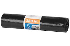 Strend Pro 2170583 Pytle , 280 lit., pro stavební odpad, černé, bal. 5 ks, extra strong