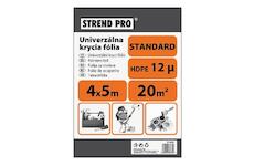 Strend Pro 2170838 Krycí fólie Standard, lakování, 4x5 m, 12mikrometr, krycí fólie