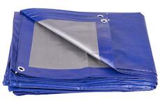 Strend Pro 2170879 Plachta Tarpaulin Profi 5x8 m, 140 g/m, zakrývací, modrá, s oky