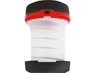 Strend Pro 2172515 Lampa Camping, skládací, kempingová lucerna, 3xAA, červená, 8,5x5/13 cm