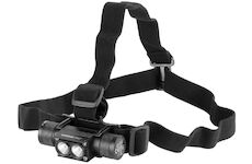 Strend Pro 2172548 Čelovka Headlight H4016, 2xXPG LED 500 lm, 2000 mAh, USB nabíjení, vodotěsná, odnímatelná