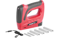 Strend Pro 2172834 Sponkovačka J-123, elektrická, spony 8-14 mm, hřebíky 15 mm Sponkovačka J-126, 3,6V, Li-ion, spony 6-10 mm, hřebíky 10 mm