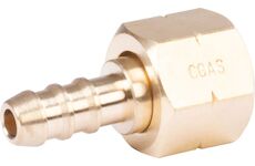 Strend Pro 2172902 Nátrubek CGAS, plyn, jednocestný, závit G G3/8''-LH, s maticí