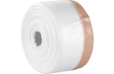 Strend Pro 2173068 Fólie krycí , 550 mm, L-30 m, PE, malířská, s látkovou lepicí páskou, zakrývací na po