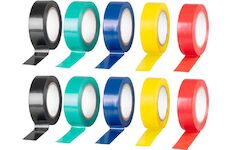 Strend Pro 2173069 Páska , 19 mm, L-10 m, PVC, Max. 80°C, 600V, izolační, různé barvy, lepící, bal. 10 ks