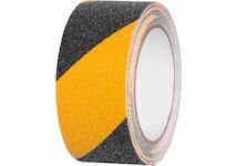 Strend Pro 2173094 Páska , 50 mm, L-5 m, lepící, protiskluzová, extra odolná, černo/žlutá