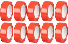 Strend Pro 2173180 Páska , 19 mm, 10 m, max. 80°C, 40,0 kV/mm, červená, izolační, lepicí, PVC, balení 10 ks